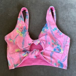 NWOT loveshack fancy x beach riot sports bra